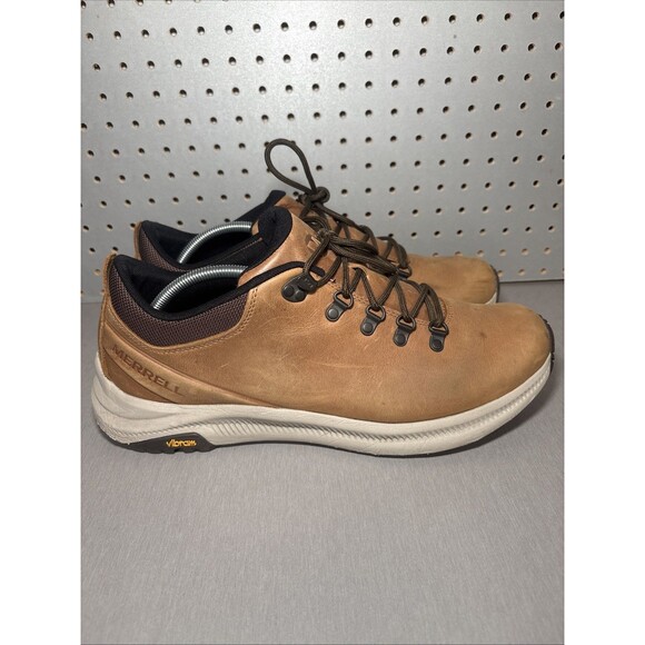 Merrell Ontario Shoes Mens US 14 Waterproof Low Brown Hiking Boots Vibram J53207 main image 12